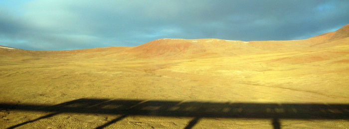 Shadow of the Train to Tibet