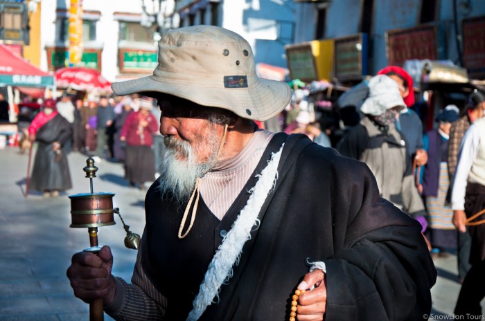 тибетец на площади Баркхор