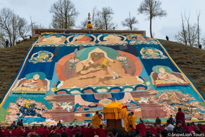 Фестиваль гигантской тханки, тибетское искусство, туры в Тибет, Короткий тур в Тибет