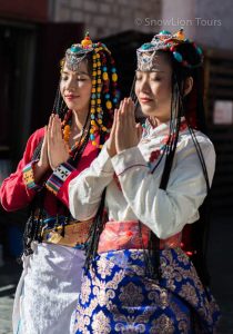 Тибетские девушки Лхасы