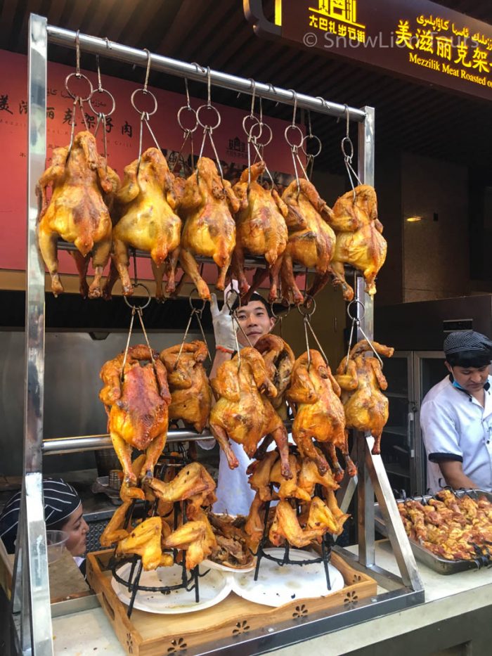 копченая курица в Уйгурии, китайская кухня, уйгарская кухня, тур в Тибет
