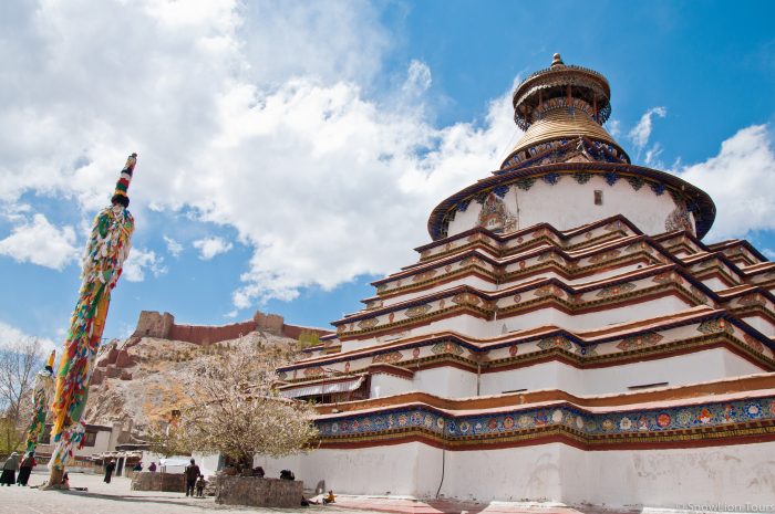 Ступа Кумбум в Гьянтце, Центральный Тибет, тур в тибет, Тибет недорого, как попасть в Тибет