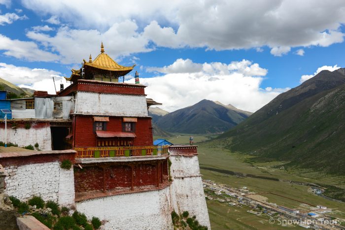 Храм в монастыре Дрикунг Тил, Дрикунг Тил, Лхаса, Тибет