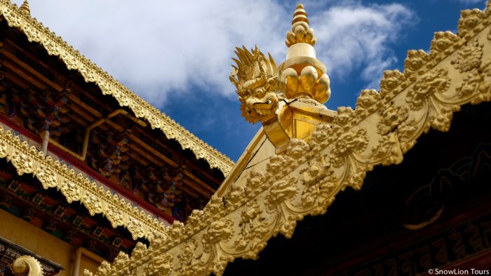 Детали декора храма Сунцамлинг